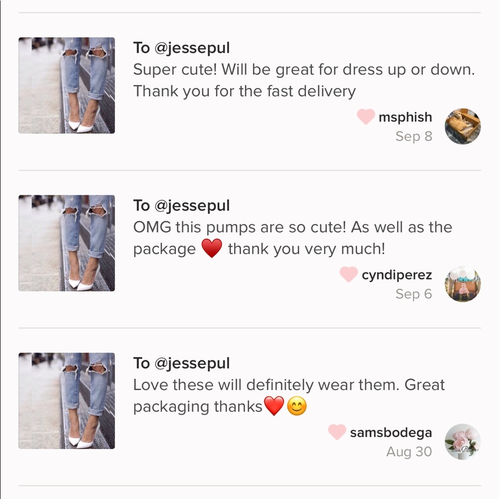 ⚡️ Charming White Pumps - Picture 6 of 6